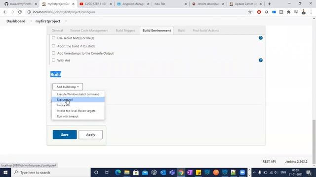 MuleSoft CI/CD Jenkins + GitHub - Deploying Mule Application in Cloudhub using Jenkins | Mule 4 смотреть онлайн
