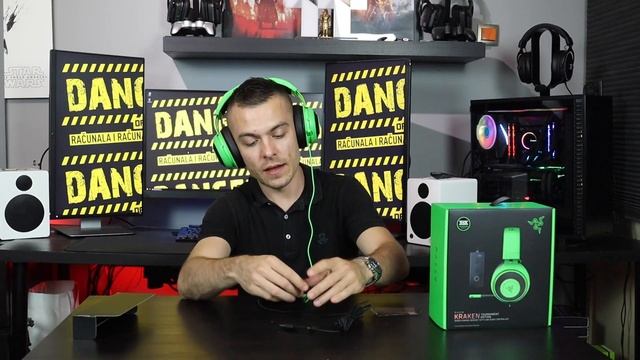 RAZER KRAKEN Tournament Edition gaming slušalice s gelom za hlađenje смотреть онлайн