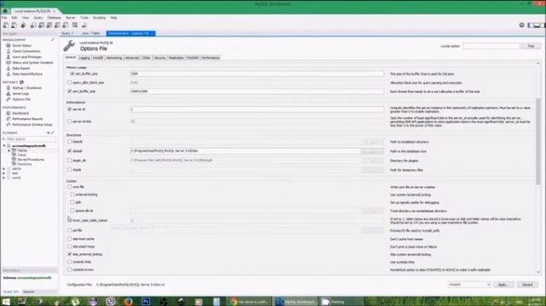 MySql Error - The server is configured with lower_case_table_names=1 Solution