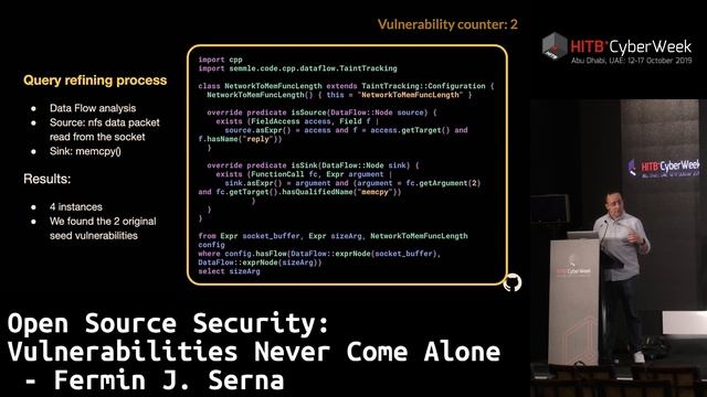#HITBCyberWeek D3T2 - Open Source Security – Vulnerabilities Never Come Alone - Fermin J. Serna смотреть онлайн