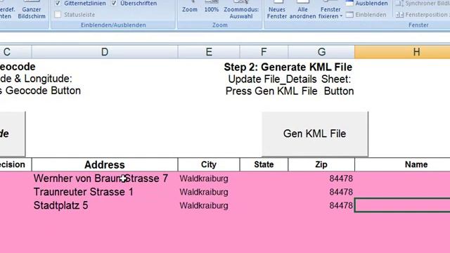 Excel Export to Google Earth and Google Maps смотреть онлайн