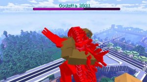 Minecraft pe Godzilla vs. Kong mod gameplay