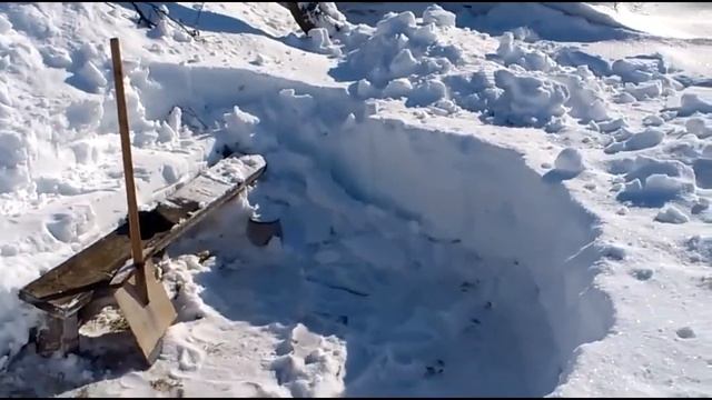 Как зимой в деревне приготовить шашлык