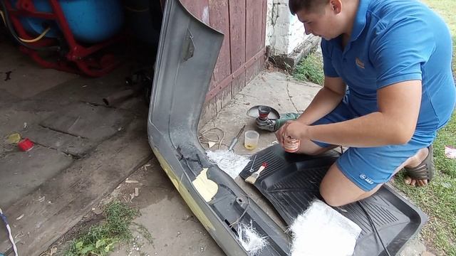 //ЯК ВОССТАНОВИТЬ БАМПЕРА ОТ ВАЗ 2115 ПО ДЕШМАНУ// смотреть онлайн