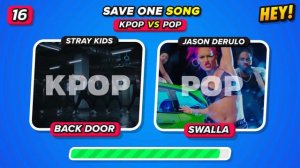 KPOP vs POP ❤️🔥 | Save One Drop One Song 🎵 [Extreme Edition]
