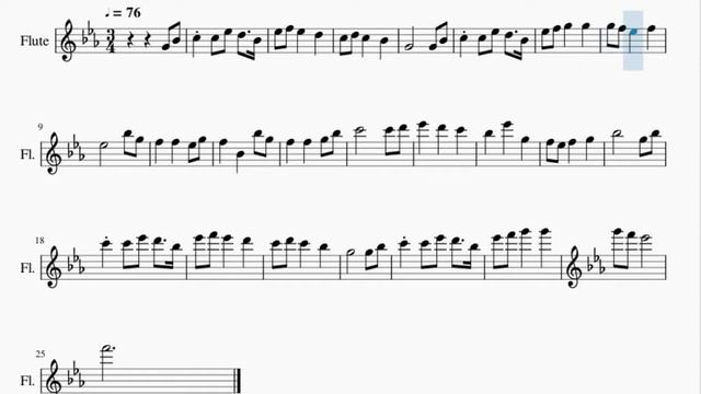 Flute Sheet Music: How to play Jupiter from The Planets (Thaxted) by Gustav Holst смотреть онлайн
