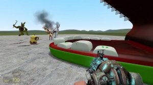 КТО ПРОИГРАЛ ТОТ ЛОМАЕТ ЛАКИ БЛОК КРОКОДИЛ ДАНТИСТ В ГАРРИС МОД GMOD SANDBOX Garry's Mod