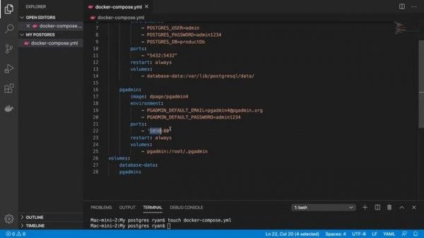 Using Docker to Create PostgreSQL & PgAdmin With Docker Compose File