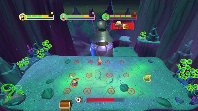 Spongebob Squarepants: Plankton's Robotic Revenge (PS3) - All Bosses (3 Players) смотреть онлайн