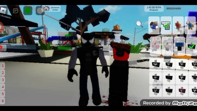 Как сделать человека паука симбиота из игры (Spider-Man 2) в роблоксе.