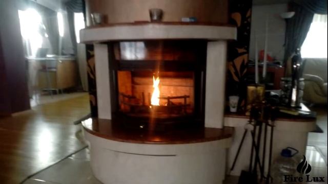 Биокамина за вграждане в стандартна камина - FIRE LUX смотреть онлайн