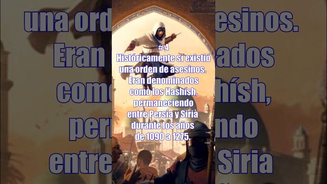 Curiosidades sobre Assasin's Creed #assassinscreed #videojuegos #curiosidades #altair #ubisoft смотреть онлайн