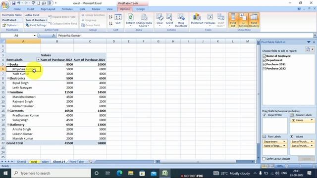 pivot table use in excel for beginners | pivot table sikhe hindi mein || by greentak technical смотреть онлайн