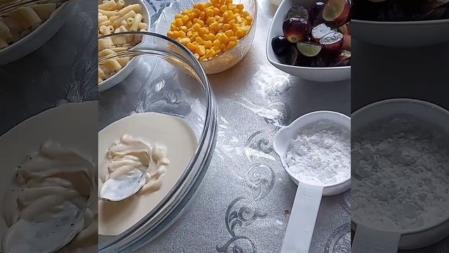 Russian salad with macaroni recipe easy and fun!#easyrecipe #cooking #asianfood #fyp смотреть онлайн