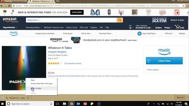 Uploading Music From Amazon to your MP3 Player смотреть онлайн