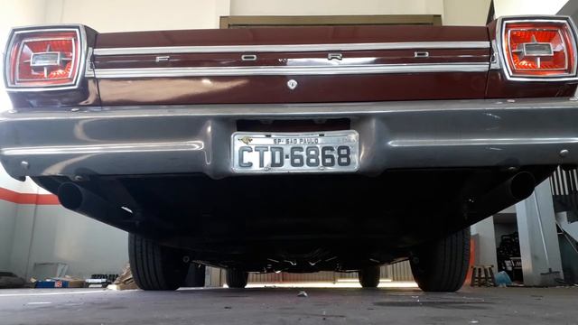 FORD GALAXIE 500 1968 Y-BLOCK V8 272 RONCO COM ESCAP 8X2 EM 3POL COM PAR DE JK E EQUALIZAÇÃO EM H смотреть онлайн