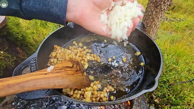 This Breakfast Is Loaded With proteins (FRITTATA, ASMR, CAMPING)