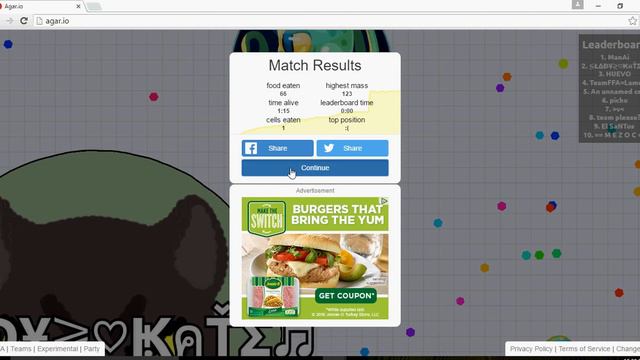 Agar.io And Slitheo Laserface27  Video