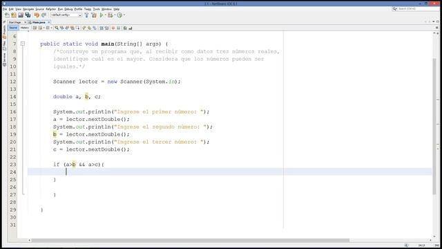 #5 [Java] – Determinar el mayor de tres números (1/2) смотреть онлайн