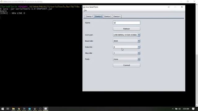 Java Serial Tools - read and log serial data смотреть онлайн