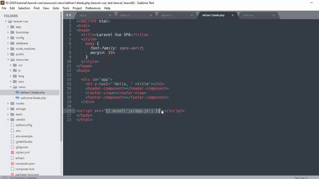 Tutorial Laravel Vue js Indonesia #18 - Link Active Class смотреть онлайн
