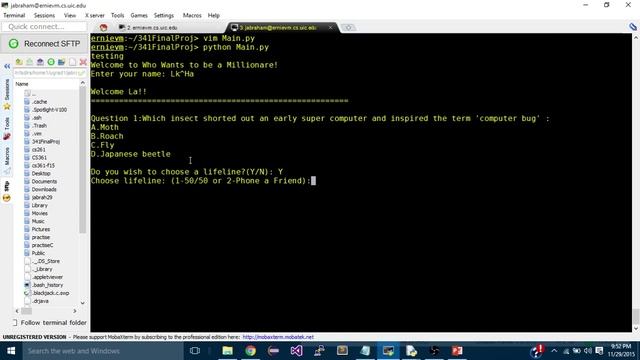 CS 341 final project-Python смотреть онлайн