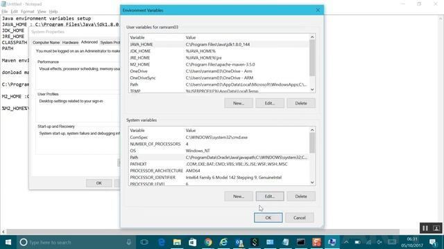 Java and mvn environment variables setup смотреть онлайн