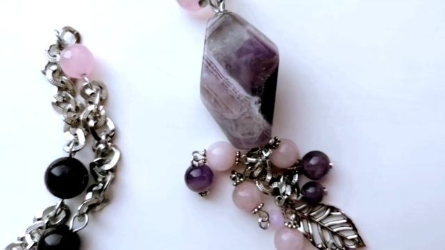 Сотуар из аметиста и розового кварца. смотреть онлайн