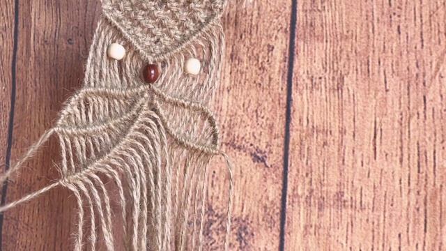 Macrame tutorial - Owl plant hanger #2 - Easy DIY - Beginner friendly смотреть онлайн