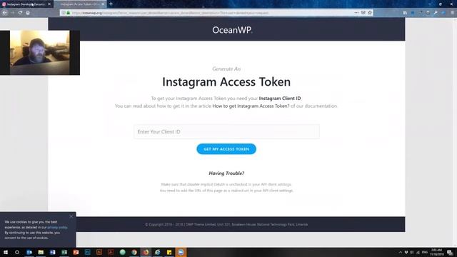 Turotial: How to Setup Instagram Access Key 20181118 смотреть онлайн