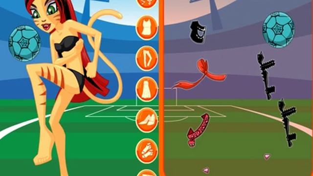 Вурдалак Спорт Toralei - монстр высокой игры - Игры на одевание смотреть онлайн