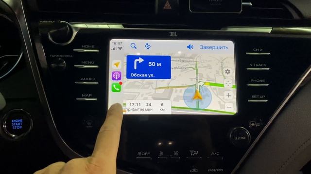 Camry 70 JBL активация CarPlay и Android auto смотреть онлайн