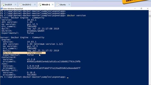 Linux Container on Windows 10 смотреть онлайн