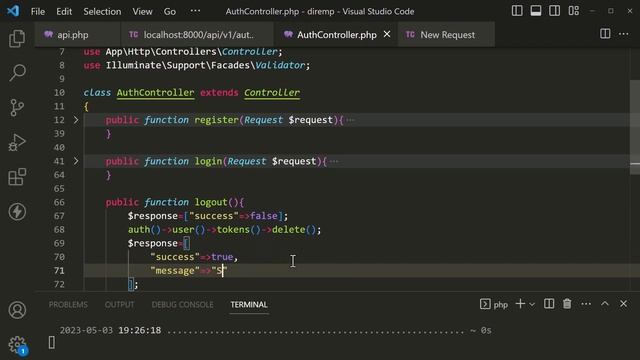 Curso de React JS y Laravel ? API Rest Logout con Tokens ? Directorio de Empresas смотреть онлайн