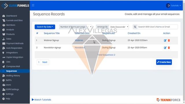 Como Enviar correos automáticos en secuencia Administrar Secuencias de Email con CloudFunnels смотреть онлайн
