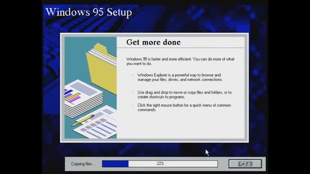 Windows 95 full install on VirtualBox смотреть онлайн