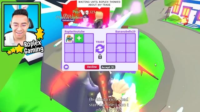 I Traded Worlds First Mega Baku! (Adopt me) смотреть онлайн