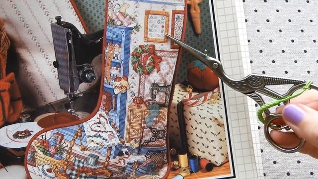 Вышивка крестом. Моя рукодельная библиотека: Рождественские сапожки Heirloom Christmas Stockings смотреть онлайн