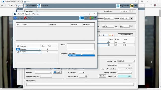 Vulcano PRO - Anexar fotos, envío de repuestos y asignación de tareas смотреть онлайн