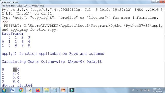 Python Pandas VI - Function Applications || Informatics Practices Class XII CBSE By Navdeep Singh смотреть онлайн