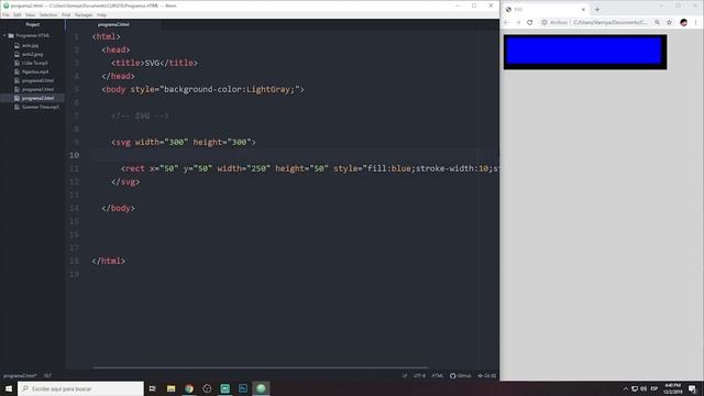 HTML desde Cero | Rectángulo con SVG | Parte 46 смотреть онлайн
