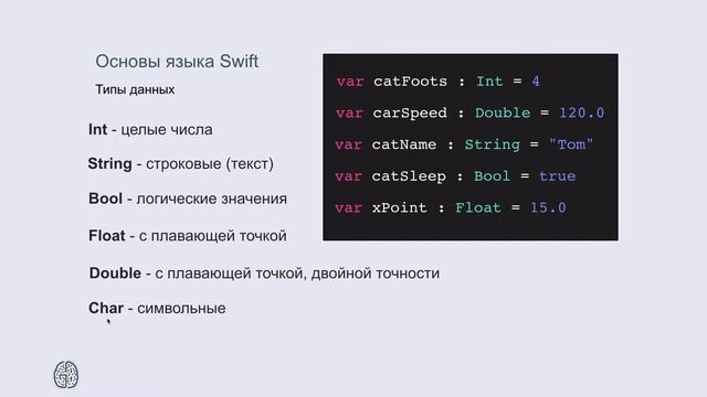 Swift - Основы языка и типы данных смотреть онлайн