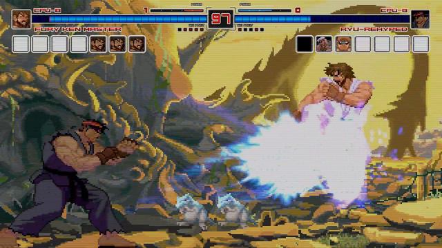 Fury Ken Master vs Super Ryu Team! Street Fighter MUGEN смотреть онлайн