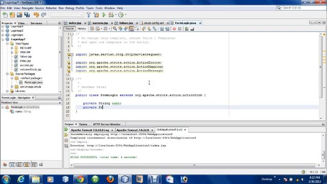 Java Client Side Validation in Struts Application - Login Example смотреть онлайн