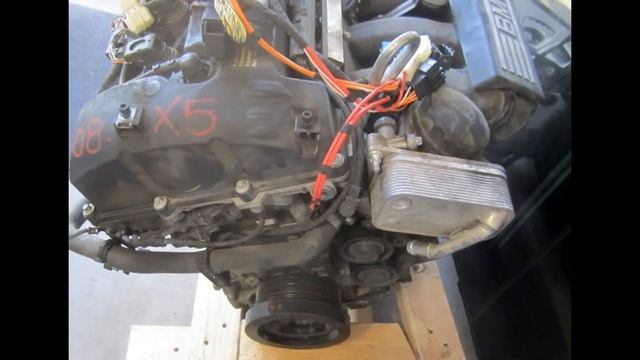 Контрактный двигатель без навесного оборудования BMW530i Е60.