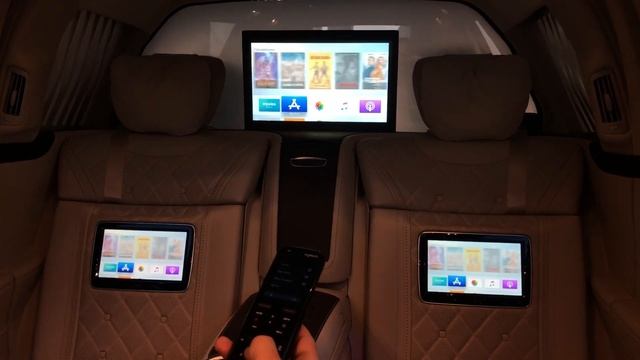 Mercedes W222 / Maybach X222 / Pullman - мультимедиа для пассажиров смотреть онлайн