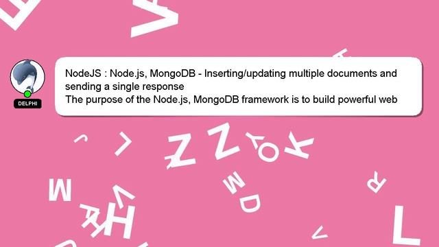 NodeJS : Node.js, MongoDB - Inserting/updating multiple documents and sending a single response смотреть онлайн