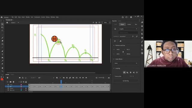 Adobe Animate : Bouncing Ball смотреть онлайн