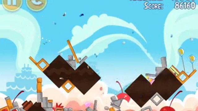 Angry Birds 18-12 3-Star Walkthrough Birdday Party смотреть онлайн