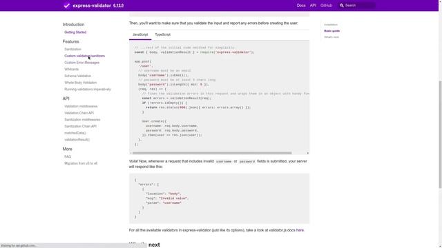 NodeJS | ExpressJS | Validation tutorial #nodejs смотреть онлайн